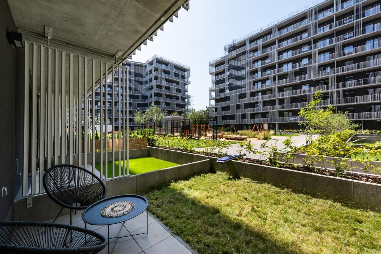 Wola Cosy White Apartment Warschau Exterior foto