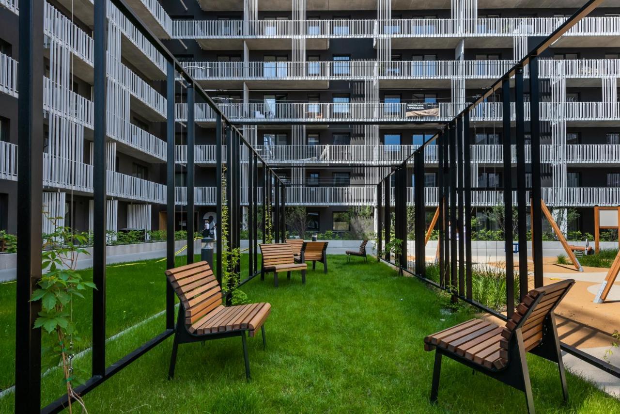 Wola Cosy White Apartment Warschau Exterior foto
