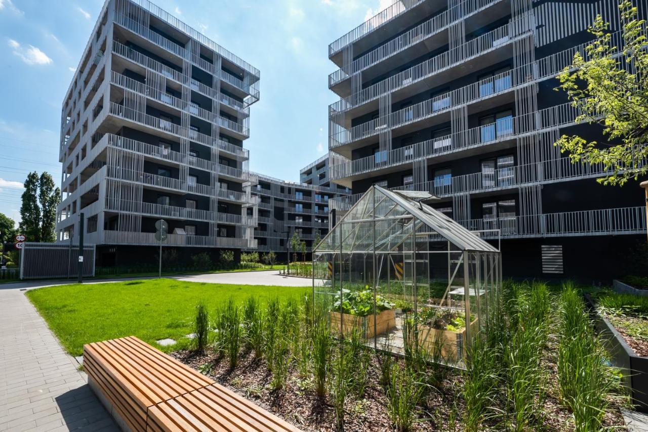 Wola Cosy White Apartment Warschau Exterior foto